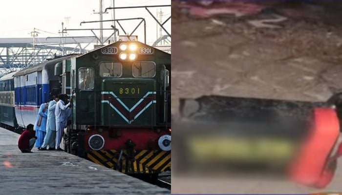 This picture shows the time bomb found at Karachi Cantt Station on the right. — Geo.tv