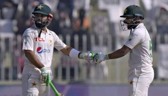 Salman Ali Agha, Saud Shakeel and Mohammad Rizwan hit fifties for Pakistan during the match. - PCB