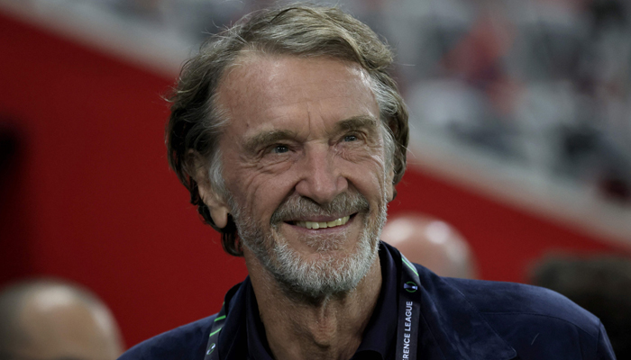 British INEOS Group chairman Jim Ratcliffe looks on ahead of the UEFA Europa Conference League second-leg quarter final football match between Nice and FC Basel at the Allianz Riviera in Nice, on April 20, 2023. — AFP