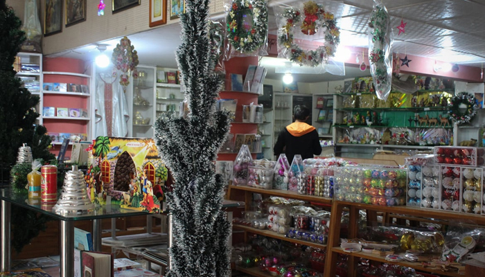 A view from inside the store. — Photo by author