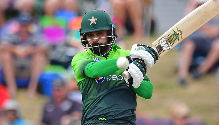 Pakistan’s Mohammad Hafeez bats during the second ODI between New Zealand at Saxton Oval in Nelson. — AFP/File