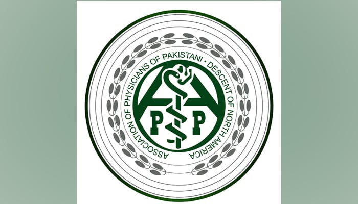 This image shows a logo of Association of Pakistani Physicians of North America. — Facebook/APPNA