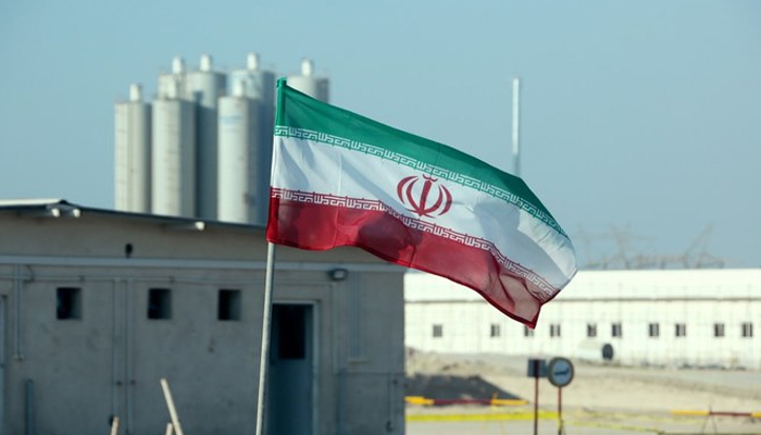 In this picture, the Irani flag can be seen. — AFP/File