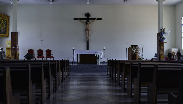Inside view of a church in Embu das Artes, Sao Paulo, Brazil. — Unsplash