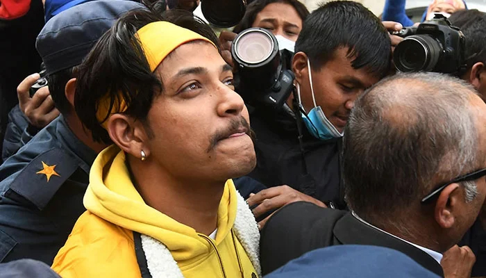 Nepali cricket star Sandeep Lamichhane. — AFP/File