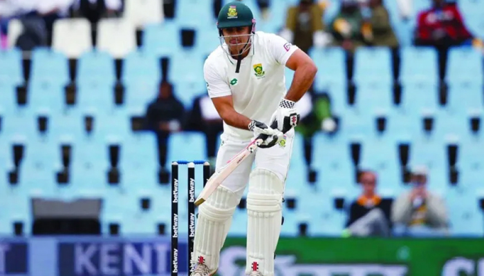 South Africa’s David Bedingham bats during the second day of the first Test against India in Centurion on December 27, 2023. — AFP