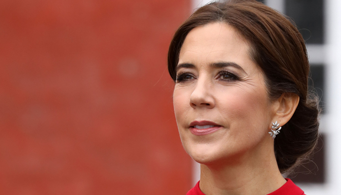 Crown Princess Mary of Denmark looks on before a wreath-laying ceremony at the monument for fallen soldiers at the Citadel in Copenhagen, Denmark on August 28, 2018. — AFP
