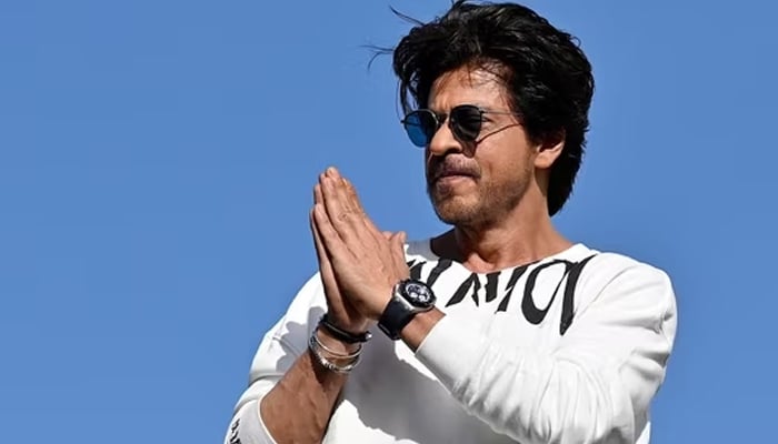 In this picture, Bollywood super star Shah Rukh Khan can be seen.—AFP/File