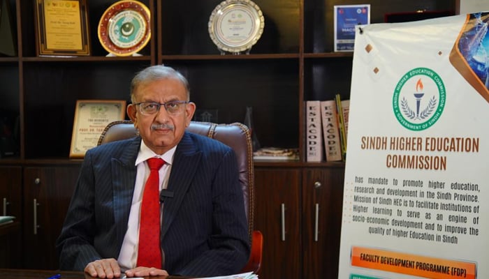 Sindh Higher Education Commission (Sindh HEC) Chairman Dr SM Tariq Rafi. — Sindh Higher Education Commission Website