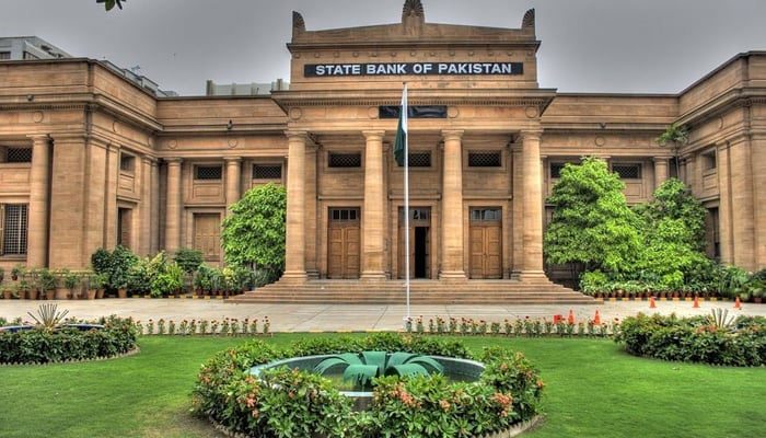 In this picture, the State Bank of Pakistan building in Karachi can be seen. — Website/SBP