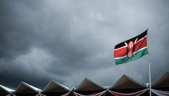 Kenyas flag can be seen in this image. — AFP/File