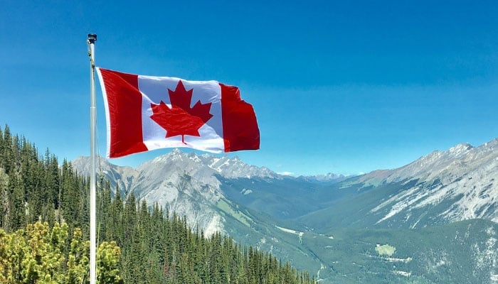 Canadian flag can be seen in this image. — AFP/File