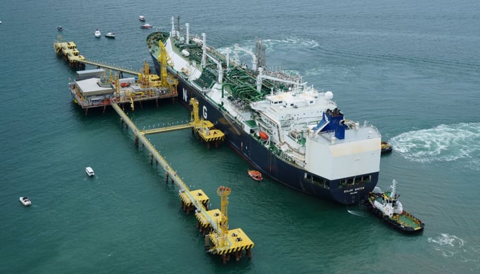 A file photo of a vessel carrying liquefied natural gas (LNG) Ship. — AFP