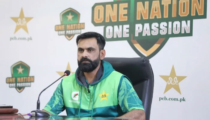 Pakistan cricket team’s Director Coaching Mohammad Hafeez. — PCB