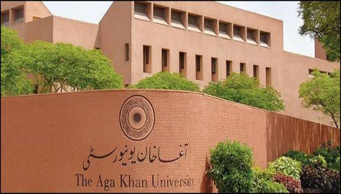 The Aga Khan University can be seen. — Geo tv