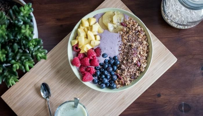 The image shows a superfood, acaibowl.— Unsplash