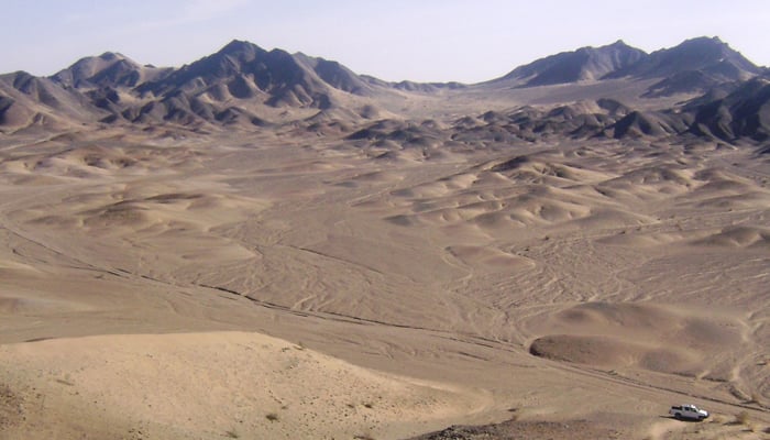 An aerial view shows a Reko Diq mine site in Chagai area of Balochistan. — Barrick Gold website