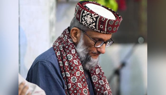 Jamiat Ulema-e-Pakistan (JUP) chief Sahibzada Abul Khair Muhammad Zubair. — FAIZ-E- MUSHTAQ Website