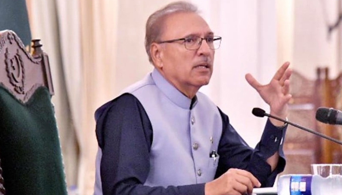 President Arif Alvi. — PID/File