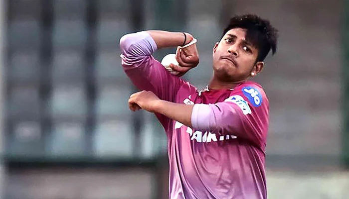 Sandeep Lamichhane at a practice session for Delhi Daredevils in New Delhi.—AFP/File