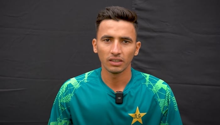 Pakistans Under-19 cricketer Naveed Ahmed Khan. — PCB