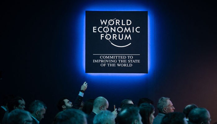 Participants are seen during a session of the World Economic Forum (WEF) annual meeting in Davos on January 17, 2023. — AFP