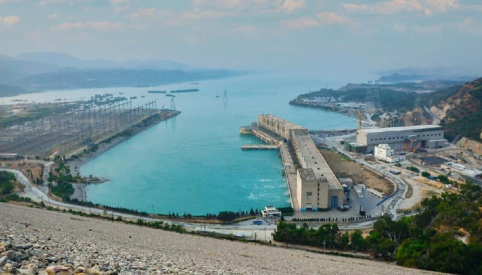 This image shows a hydel power project site on December 29, 2023. — Facebook/WAPDA