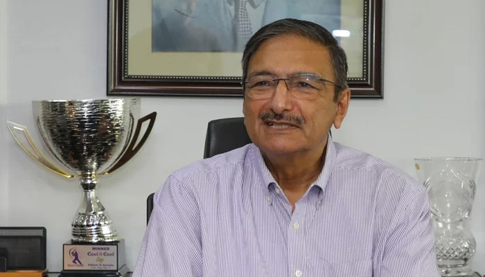 PCB Management Committee Chairman Zaka Ashraf at the boards headquarters in Lahore. — APP/File