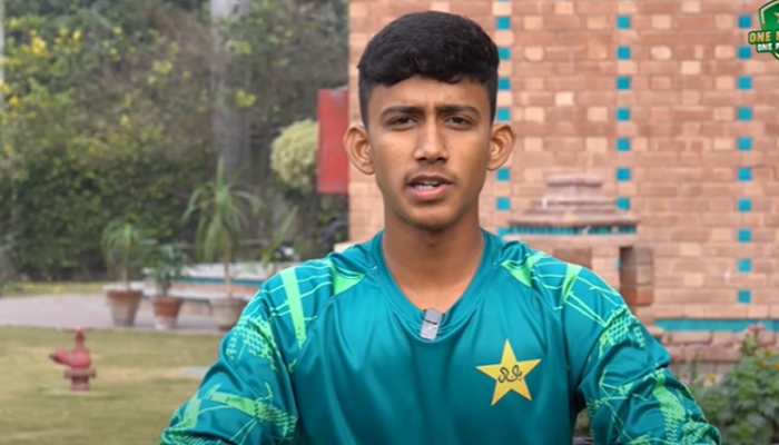 Right-handed batter from Karachi Haroon Arshad. — PCB