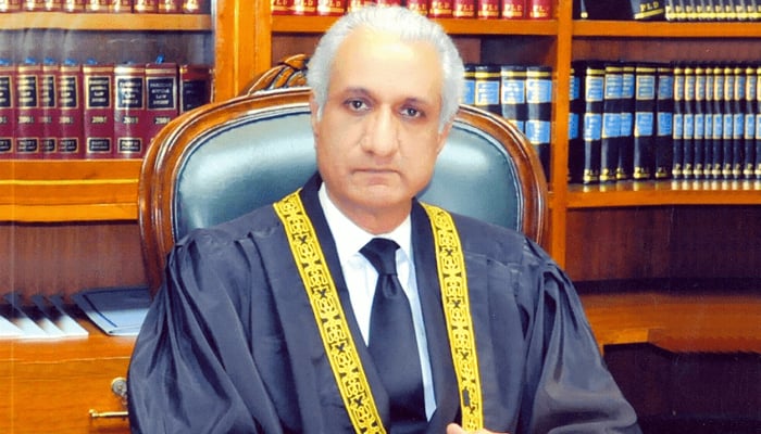 A photo of Supreme Court Justice Ijazul Ahsan. — Supreme Court website