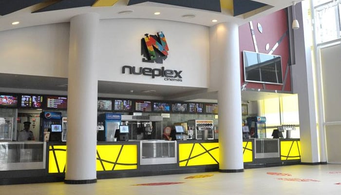 This image shows an interior view of the Nueplex Cinema. — Facebook/Nueplex Cinemas, Rashid Minhas Road