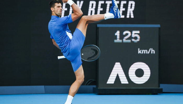 Serbias Novak Djokovic is aiming for a record 25th Grand Slam title at the Australian Open. — AFP
