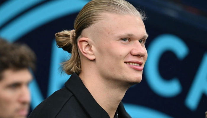 Manchester City striker Erling Haaland. — AFP