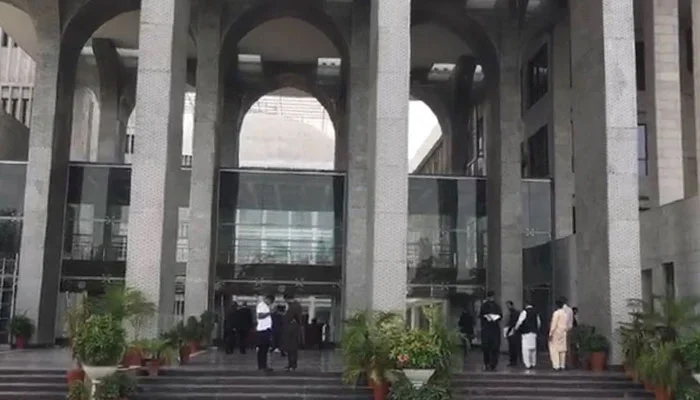 The Islamabad High Court (IHC) building in Islamabad. — Geo News/File