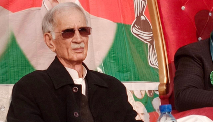Pakistan Tehreek-e-Insaf-Parliamentarians (PTIP) head Pervez Khattak can be seen in this image. — Facebook/Pervez Khattak