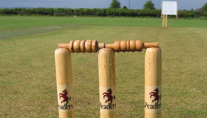 This representational image shows a wicket on a field. — Pixabay