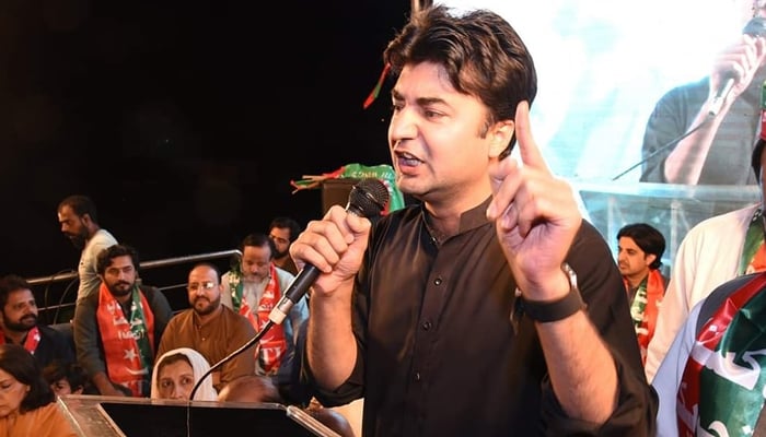 Former federal minister Murad Seeed speaks on April 15, 2023. — Facebook/Murad Saeed