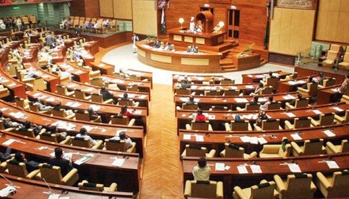 A photo of the Sindh Assembly in session. — Online/File