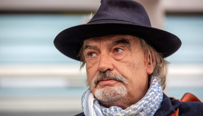 Former British journalist Ian Bailey leaves from the High Court in Dublin on October 12, 2020, following the Courts decision to reject the French authorities request for a European Arrest Warrant, for the 1996 murder of filmmaker Sophie Toscan du Plantier. — AFP