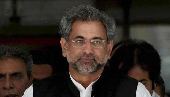 Former PM of Pakistan Shahid Khaqan Abbasi. — AFP/File