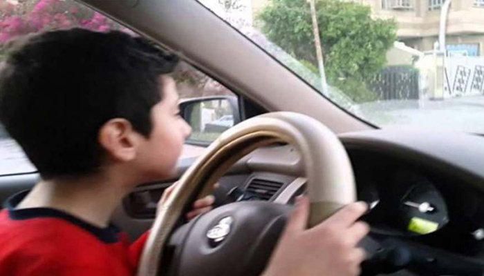 This image shows the underage driver. — APP/File
