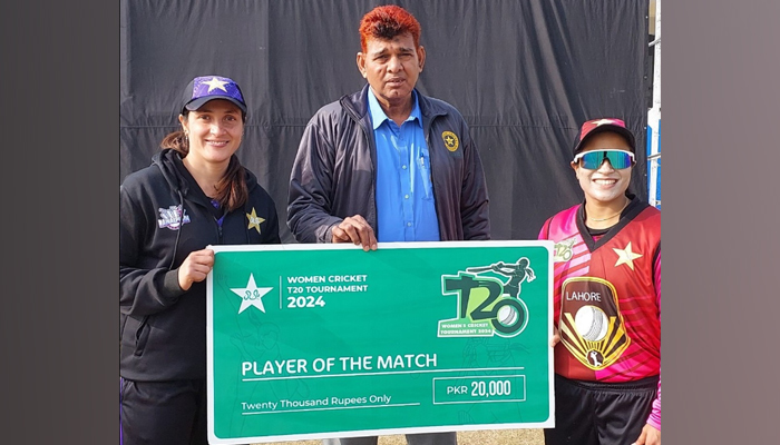 Pakistani women cricketers can be seen in the national womens T20 tournament. — Facebook/Pakistan Cricket Team