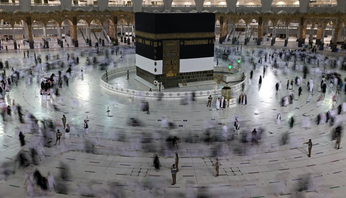 Pilgrims circle the Kaaba at the Grand Mosque in Makkah, Saudi Arabia, during the Hajj. — AFP/File