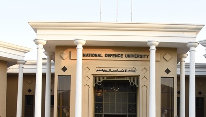The National Defence University building can be seen in this image. —  National Defence University website