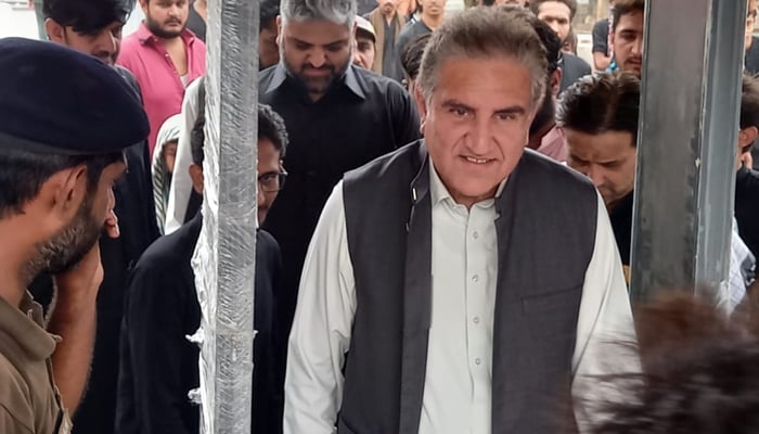 Former foreign minister Shah Mehmood Qureshi arrives in Islamabad on July 28, 2023. — Facebook/Shah Mahmood Qureshi