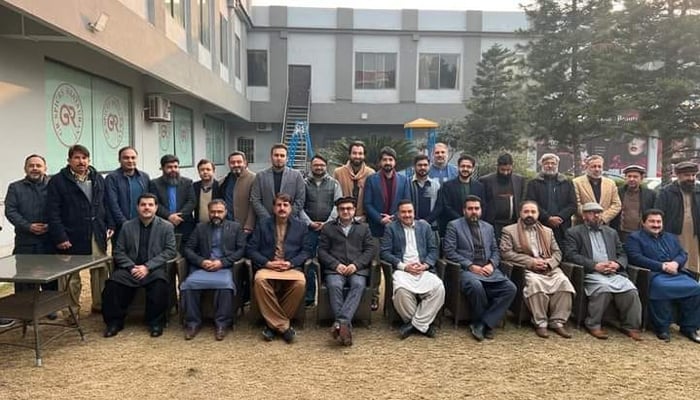 This image shows officials and doctors posing for a group photo released on January 25, 2024. — Facebook/Provincial Doctors Association