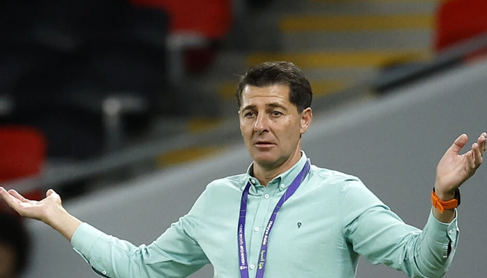 Spanish football coach and current manager of the Iraq national team Jesus Casas can be seen in this image. — AFP/File