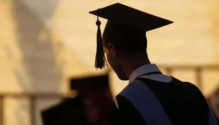 Representational image of a student wearing a graduation cap. — AFP/File