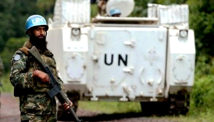 This photo shows a soldier of the Pakistan Brigade patrol in the Kahuzi-Biega National Park. — AFP/File