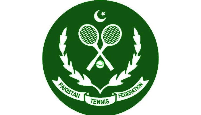 Pakistan Tennis Federation (PTF) Logo can be seen in this image — Facebook/Pakistan Tennis Federation